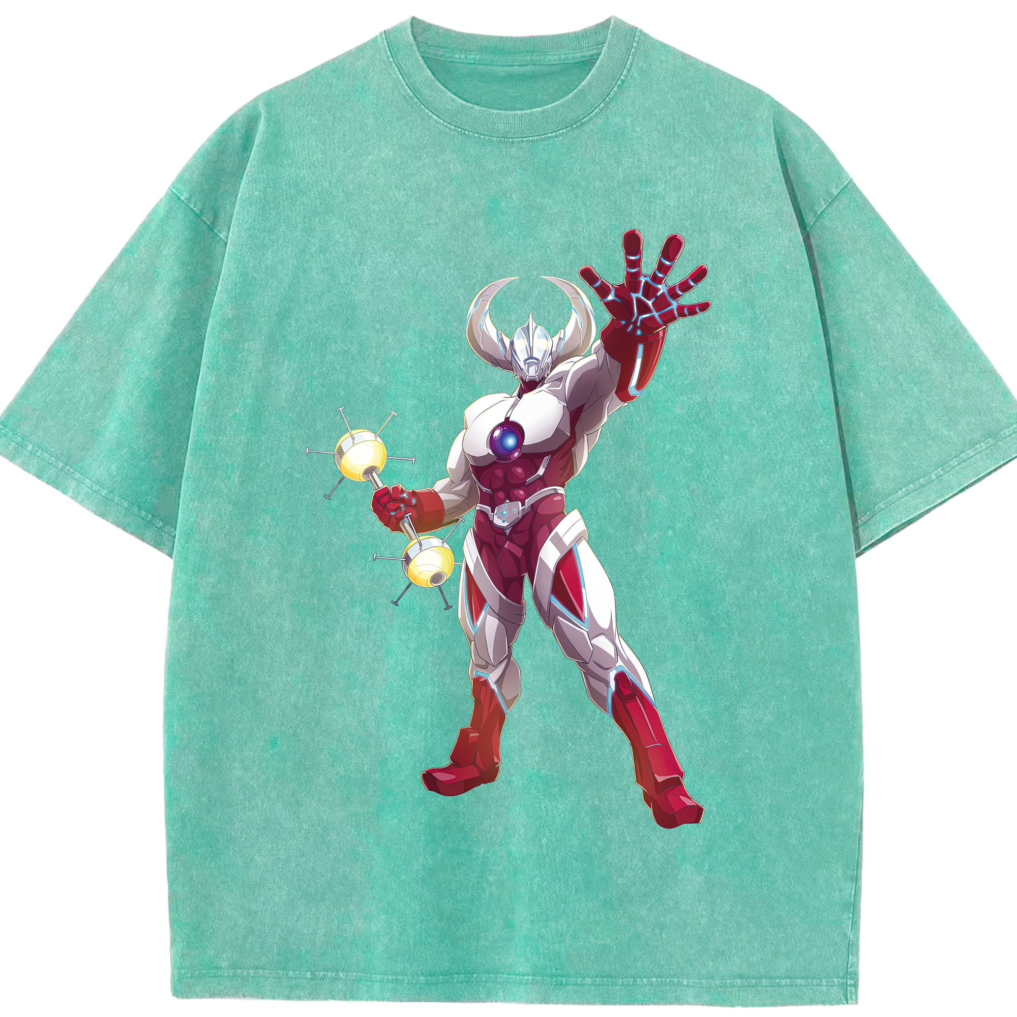 （画像用） ウルトラマン Ultraman 綿100% ヴィンテージ風 半袖Tシャツ（フロントプリント）